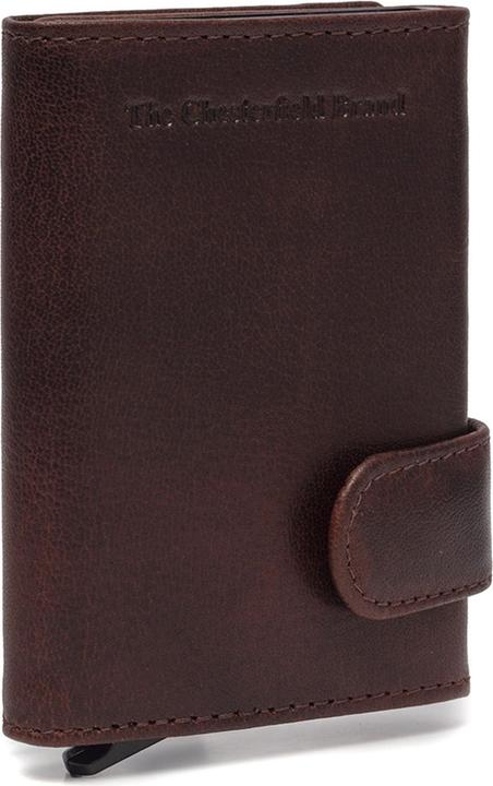 Immagine prodotto The Chesterfield Brand Portacarte di credito Antique Buff con protezione RFID in pelle 7 cm