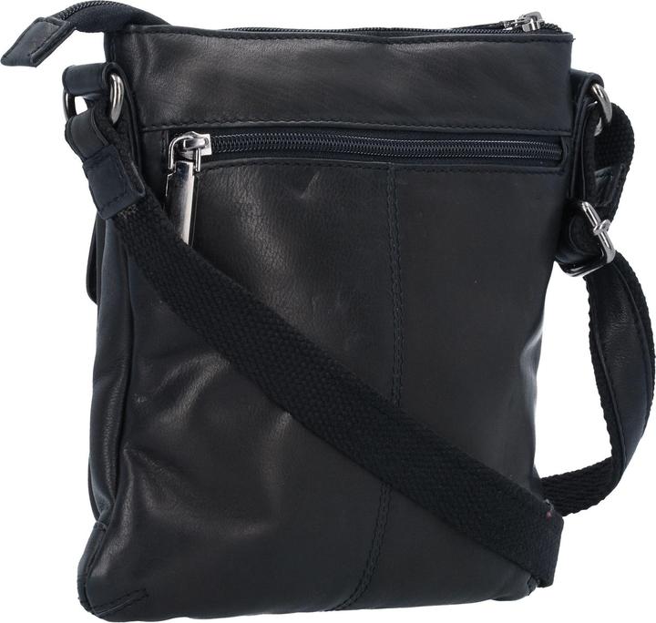 Actual product image Greenland Nature Black Nappa shoulder bag leather 21 cm