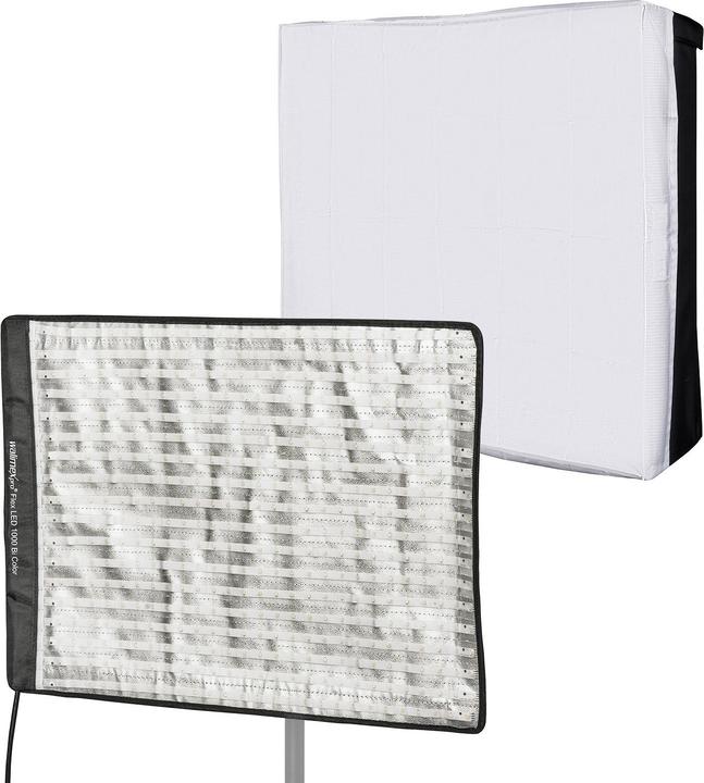 Produktbild Walimex pro Flex LED Bi Color Leuchtmatte Set inkl. Softbox 100W Flächenleuchte (Flächenleuchte)