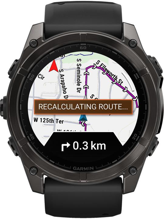 Actual product image Garmin Fenix 8 AMOLED Sapphire Titan (51 mm)