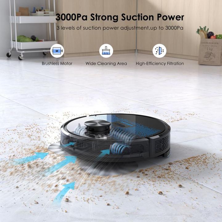 Image du produit Lubluelu SL60 Plus (Robot d'aspiration et de nettoyage)