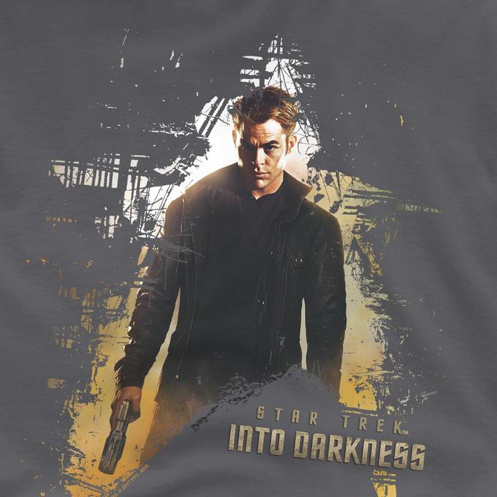 Actual product image Star Trek: Into Darkness Mens Dark Hero T-Shirt (4XL)