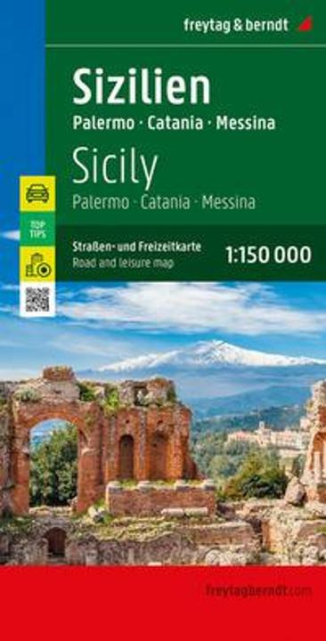 Produktbild Sizilien, Strassen- und Freizeitkarte 1:150.000, freytag & berndt