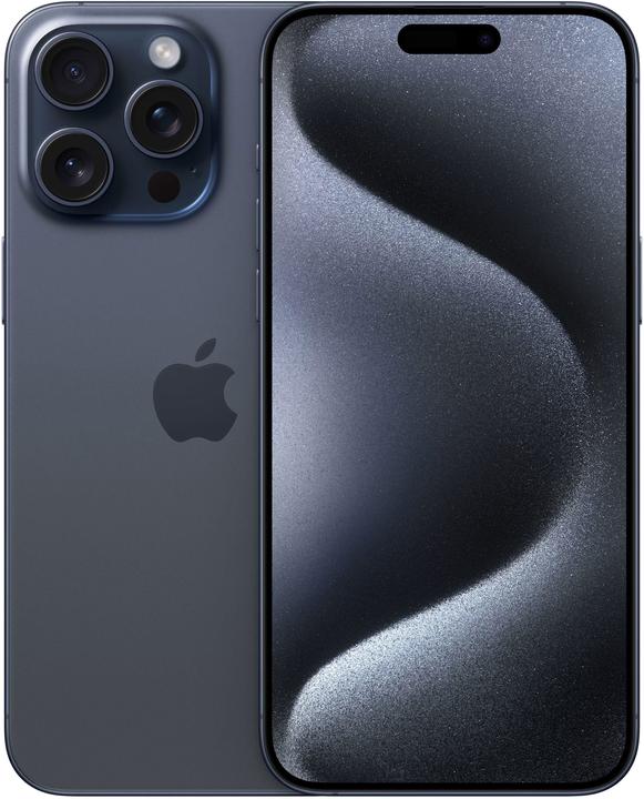 Produktbild Apple iPhone 15 Pro Max (1000 GB, Blue Titanium, 6.70", SIM + eSIM, 48 Mpx, 5G)