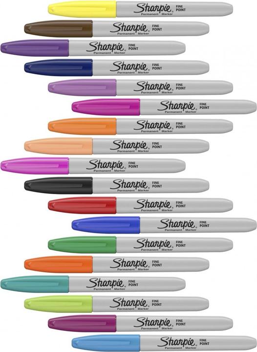 Produktbild Sharpie Fein (Grau, Mehrfarbig, 18 x)