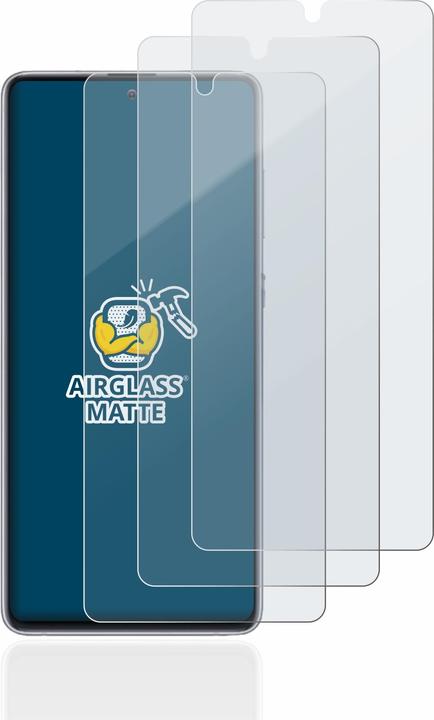 Productafbeelding BROTECT AirGlass Matte kogelwerende glasfolie (3 Stuk, Samsung Galaxy Note 10 Lite)