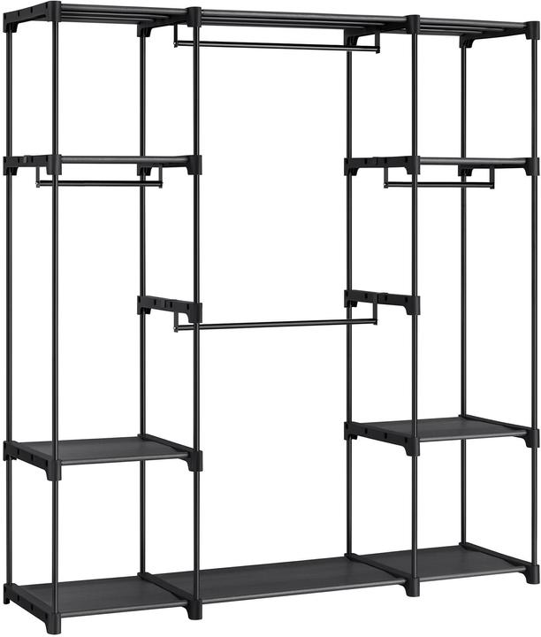 Actual product image Vasagle Garderobenständer mit 4 Hängefächer 151 x 166 cm