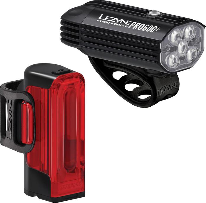 Immagine prodotto Lezyne Fusion Drive Pro 600+ / Strip Drive 300+ Coppia (600 lm, 300 lm)