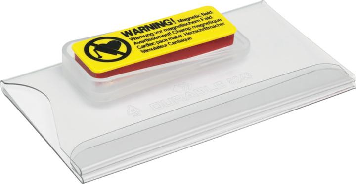 Immagine prodotto Durable Portanome in plastica rigida con magnete e guida antirotazione