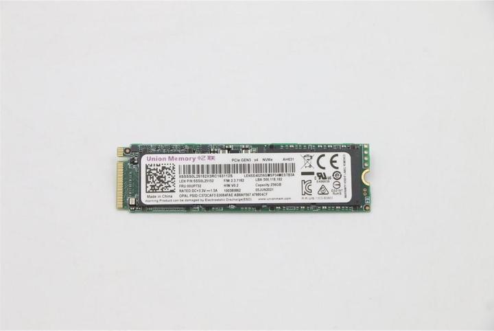 Actual product image Lenovo 256G PCIe 3x4 (256 GB, M.2 2280)