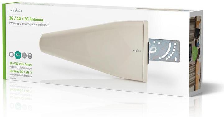 Immagine prodotto Nedis Antenna 5G / 4G / 3G 5G per interni e per esterni 698-5000 MHz Guadagno dBi (con cavo antenna) (5G)