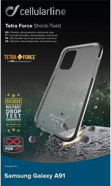 Immagine prodotto Cellularline Tetra forza Shock Twist (Samsung Galaxy S10 Lite, Samsung Galaxy A91)