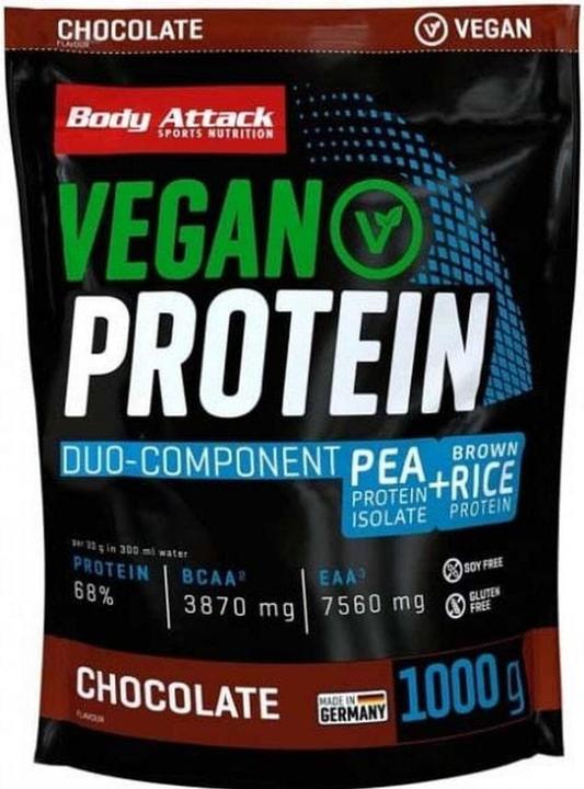 Immagine prodotto Body Attack Proteine vegane (Cioccolato, 1 pz., 1000 g)