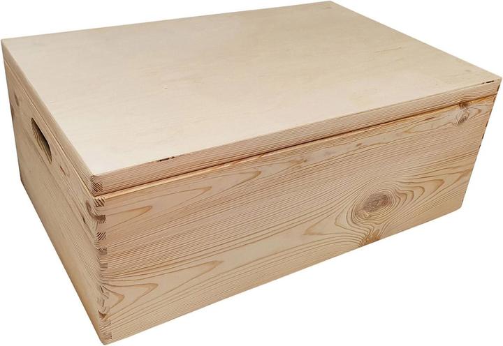 Produktbild Playwood Kiefer Aufbewahrungsbox mit Klappdeckel (40x30x23cm)