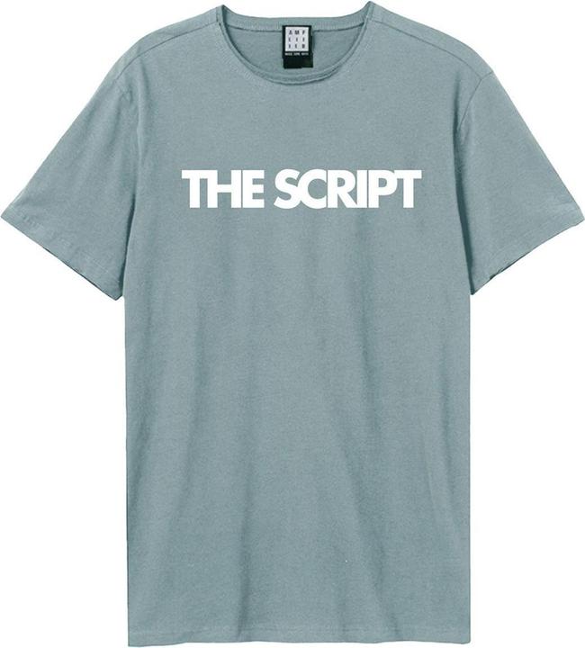 Actual product image Amplified Unisex Adult Satellites The Script T-Shirt (XL)
