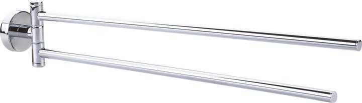 tesa SMOOZ towel rail with two arms incl. adhesive solution without drilling