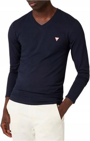 Guess Herren Langarmshirt Vn Ls Core Tee Navy