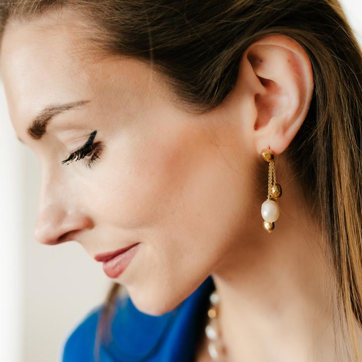 Produktbild Julie Julsen Ohrstecker Süsswasserperlen (Silber 925)
