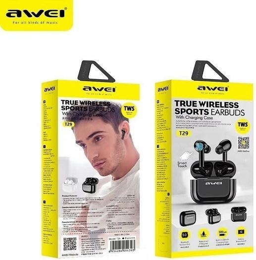 Actual product image adidas headphones T29 TWS (AWEI053WHT) (ANC, 300 h, Wireless)