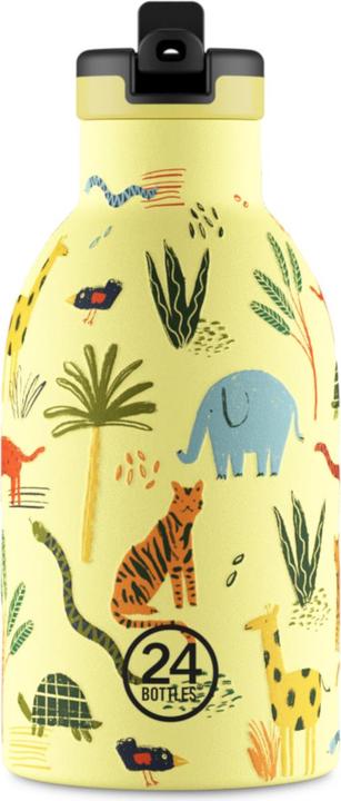 Produktbild 24 Bottles Thermosflasche Clima 330 ml, Gelb/Mehrfarbig, Jungle Friends (0.33 l)