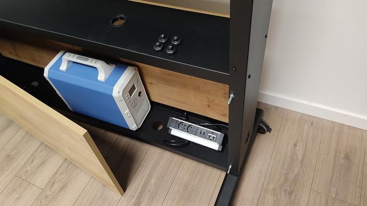 Immagine prodotto DSS Supporto per monitor, arrotolabile, nero/faggio (75", 75 kg)