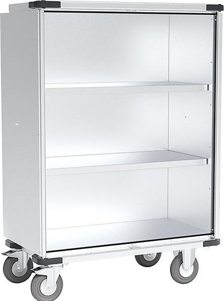 Immagine prodotto kaiserkraft Armadietto mobile, 3 ripiani, 837 l, lungh. x largh. x alt. 1236 x 600 x 1735 (225 kg)