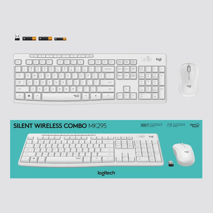 Immagine prodotto Logitech MK295 Silent (US, Senza fili)