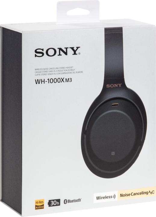 Produktbild Sony WH-1000XM3 (ANC, 30 h, Kabelgebunden)