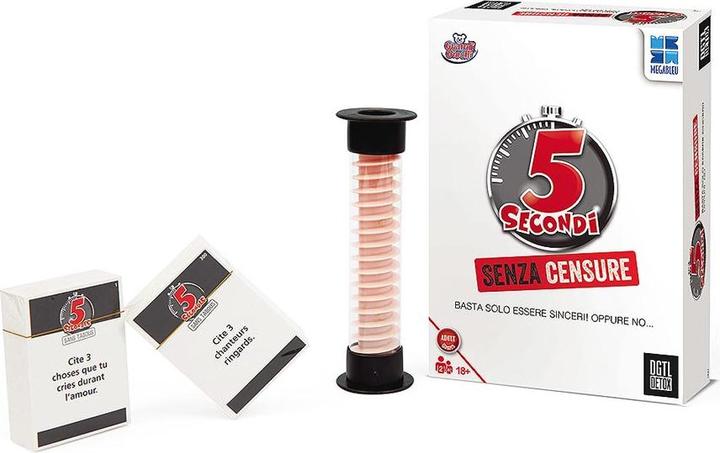 Actual product image Grandi Giochi 5 Seconds For Adults (Italian)