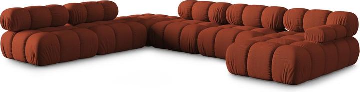 Actual product image Micadoni Modular Panoramic Left Corner Sofa, "Bellis", 7 Seats, 376x282x70Made in Europe (Sofa landscape)