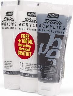 Actual product image Pebeo Studio Acrylic Fine Acrylic Colours (100 ml)