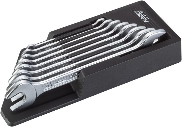 HAZET Double open-end spanner set (7 mm, 13 mm, 21 mm, 22 mm, 11 mm, 10 mm, 19 mm, 16 mm, 17 mm, 8 mm, 15 mm, 18 mm, 20 mm, 9 mm, 6 mm, 14 mm, 12 mm)