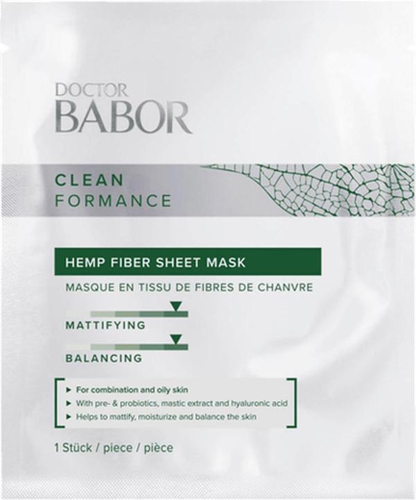 Actual product image Babor DOCTOR - Hemp Fiber Sheet Mask