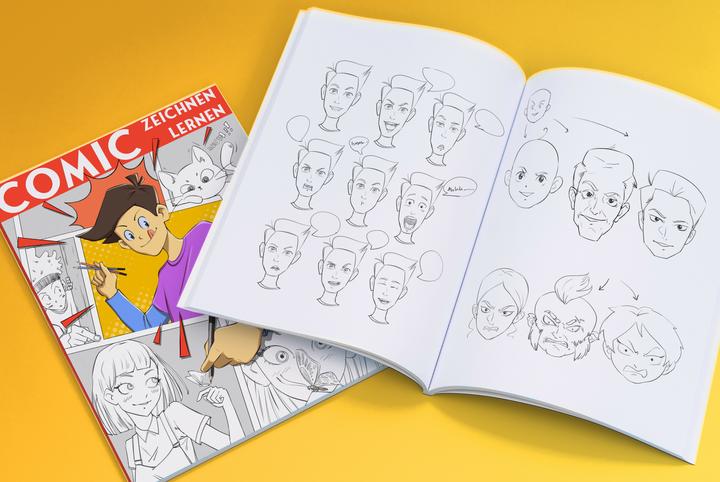 Actual product image Learning to draw comics made easy