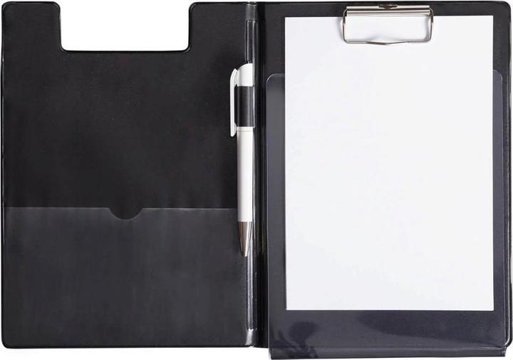 Image du produit Maul Porte-bloc avec film plastique, DIN A5, noir avec couvercle et poche intérieure, en carton avec (15 x 21 cm)