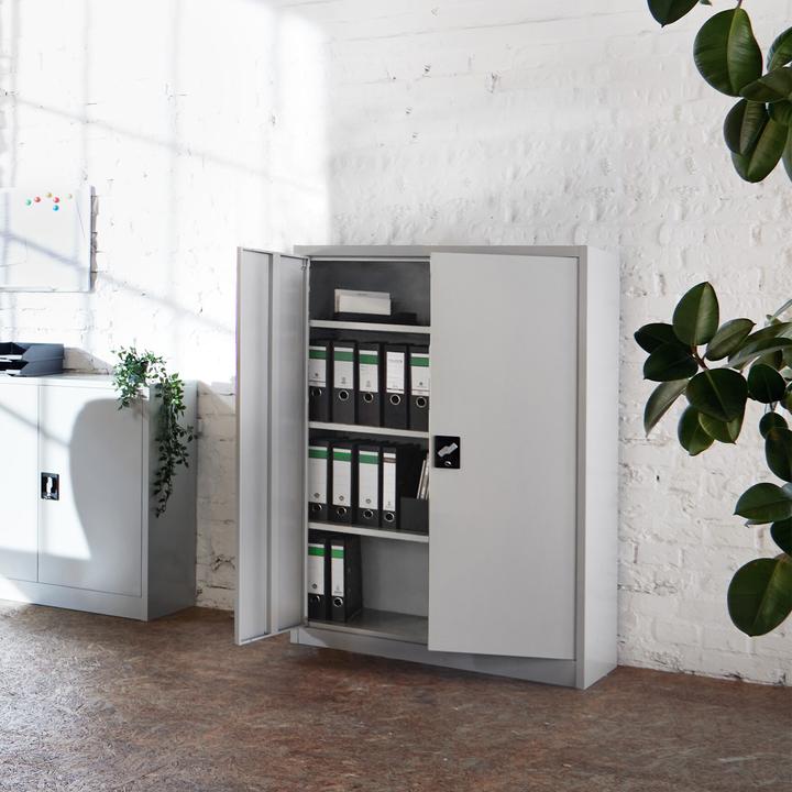 Immagine prodotto tectake Armadietto con 4 ripiani (90 x 40 x 140 cm)
