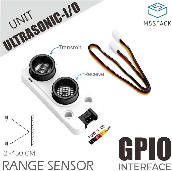 Produktbild M5Stack Ultraschall Distanz Sensor RCWL-9620