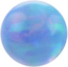 Bijouteria 1.2mm Piercing-Kugel (Synthetischer Opal)