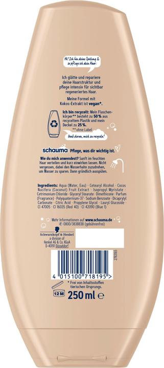 Produktbild Schwarzkopf Spülung Repair & Pflege 250ml (250 ml)
