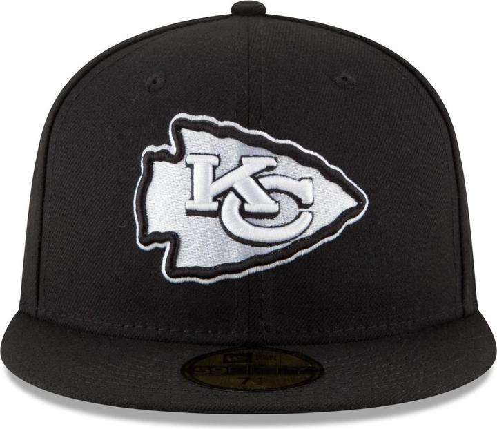 Actual product image New Era 59Fifty Fitted Cap BLACK Kansas City Chiefs - 7 1/4 (7 1/4)