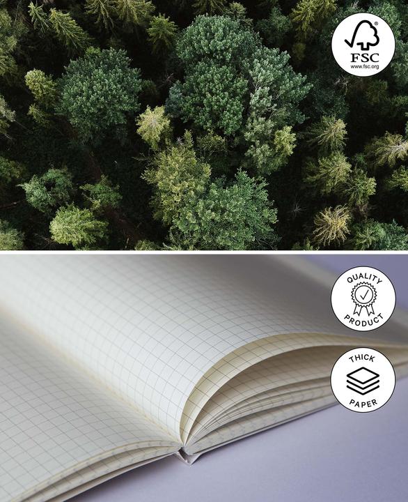 Image du produit I Am Creative Cahier de notes, A5 (A5, Quadrillé)
