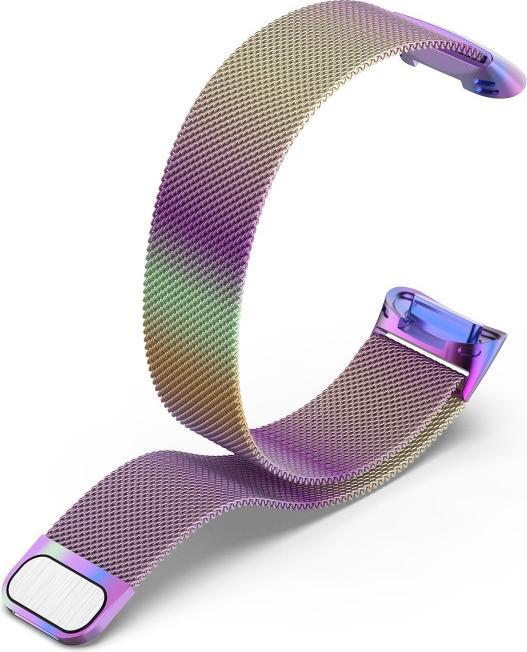 Image du produit Cover-Discount Fitbit Charge 5 - Bracelet milanais en acier inoxydable arc-en-ciel (Acier inoxydable, Lot)