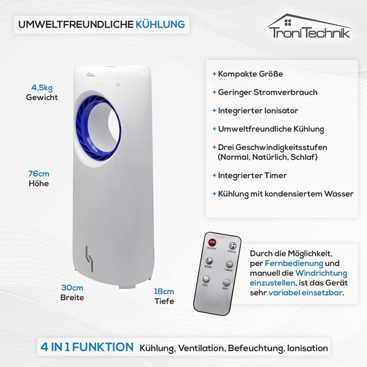 Produktbild TroniTechnik Ventilator mit Wasserkühlung LK05