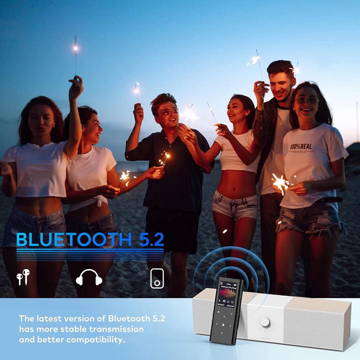 Immagine prodotto Zooaoxo Lettore MP3 da 64 GB, nero (64 GB)