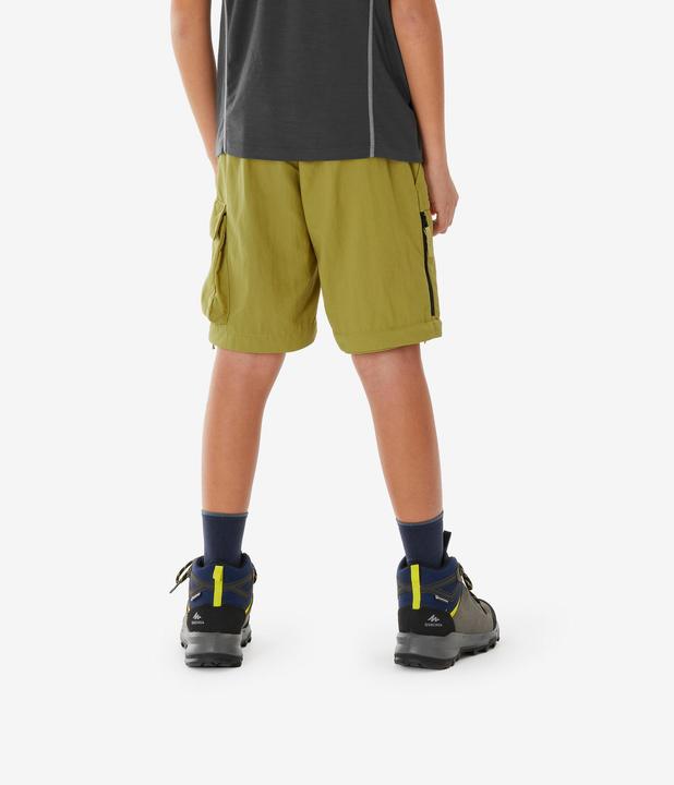 Image du produit Quechua Pantalon modulable de randonnée enfant 7-15 ans, MH500 khaki jaune (10, 11, 12)
