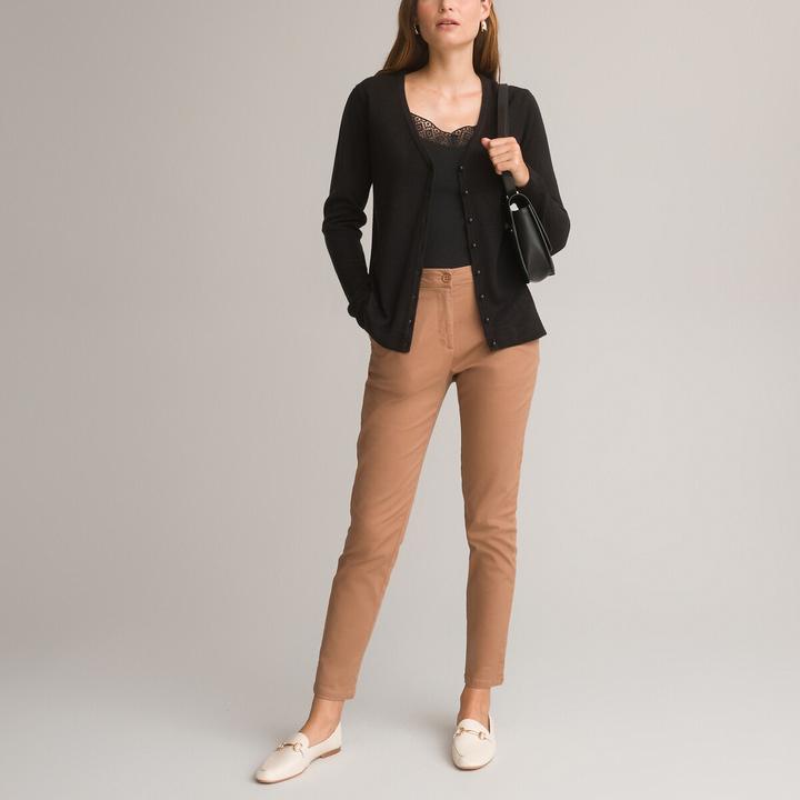 Produktbild Anne Weyburn Cardigan mit V-Ausschnitt und Kaschmir-Touch (W32/L34)