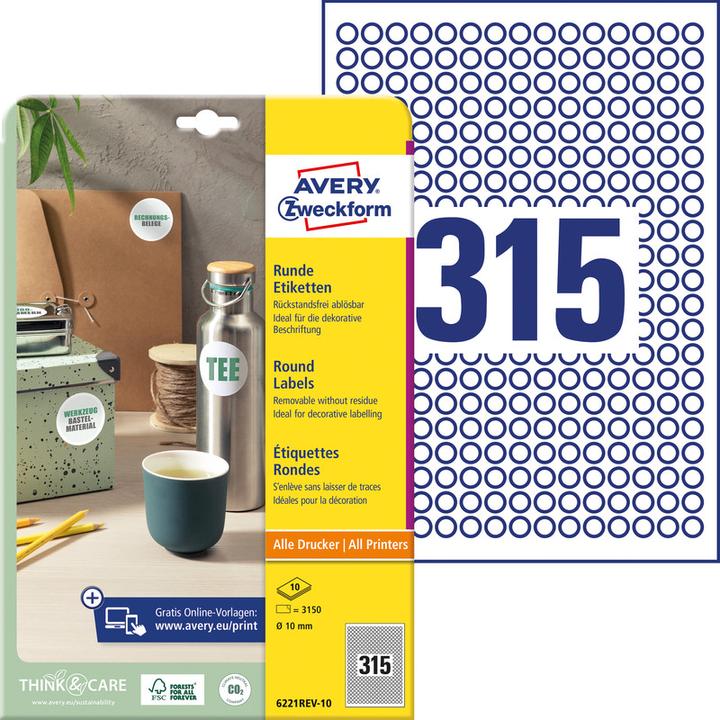 Image du produit Avery Étiquettes universelles