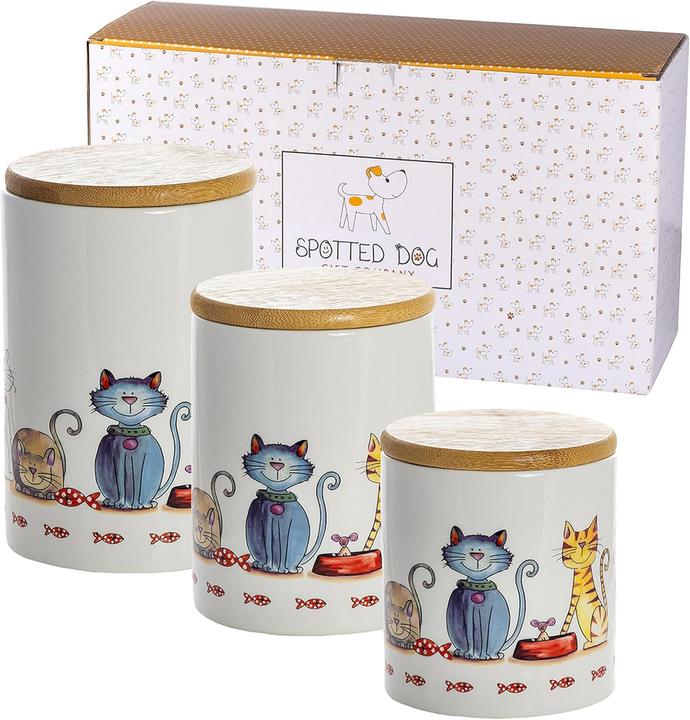 Image du produit Spotted Dog Set de 3 boîtes à provisions