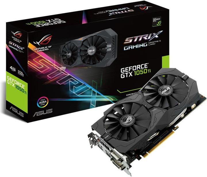 Actual product image ASUS GeForce ROG STRIX GTX 1050TI 4G GAMING (4 GB)