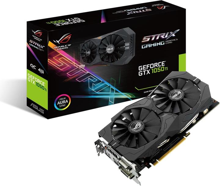 Actual product image ASUS GeForce GTX 1050 Ti STRIX OC (4 GB)